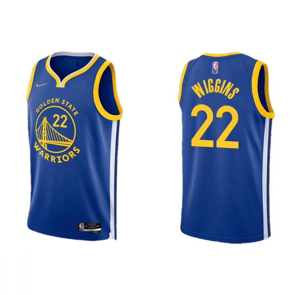 Men's Golden State Warriors Andrew Wiggins #22 Royal 21/22 Swingman Jersey-Icon Edition-Pro Kit Vault | Brand New 26/27 Sports Jerseys
